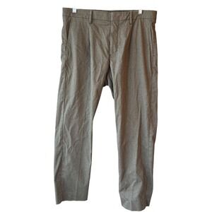 NN07 Men's Gray Single Pleat Tailored Trousers Dress Pants 34x32